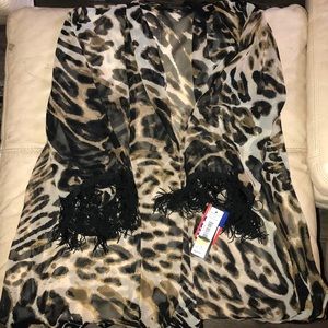 NEW Leopard Print Kimono or Swimsuit Coverup